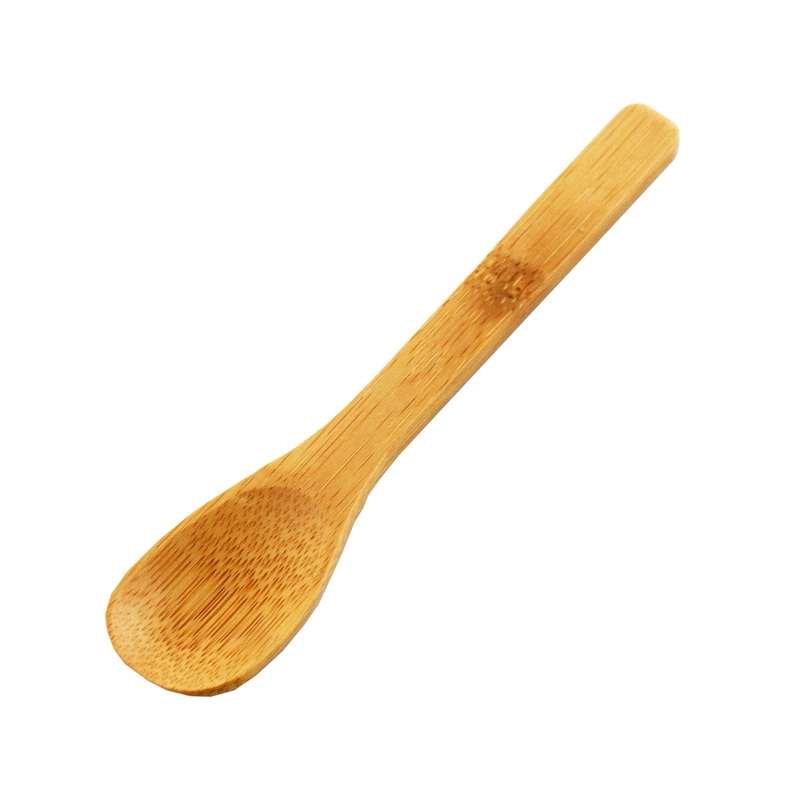 Small Squared Bamboo Spoon 5.1"