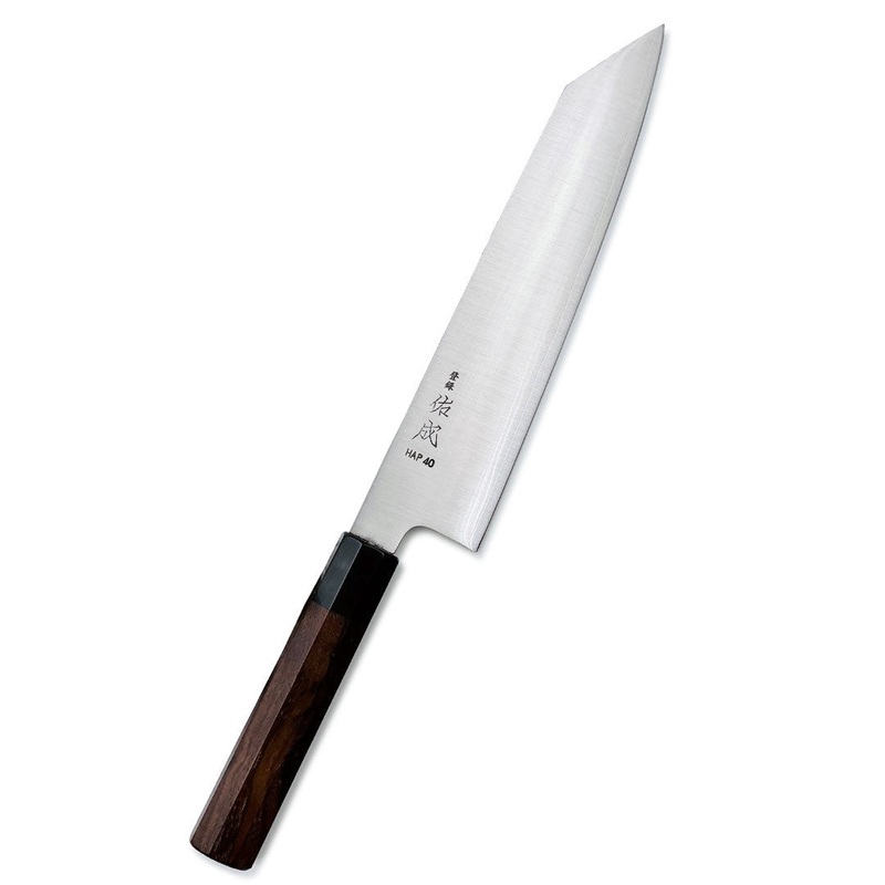 Sukenari HAP40 High Speed Steel Gyuto 240mm (9.4") Rosewood Handle
