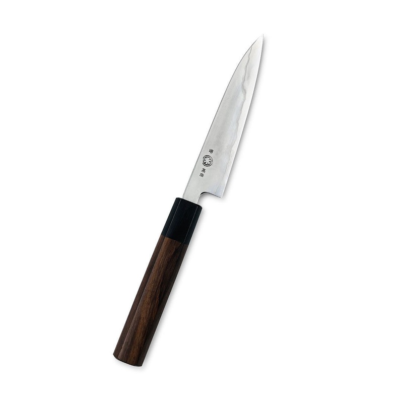Takada Blue Steel 1 Suiboku Petty 135mm (5.3") with Rosewood handle