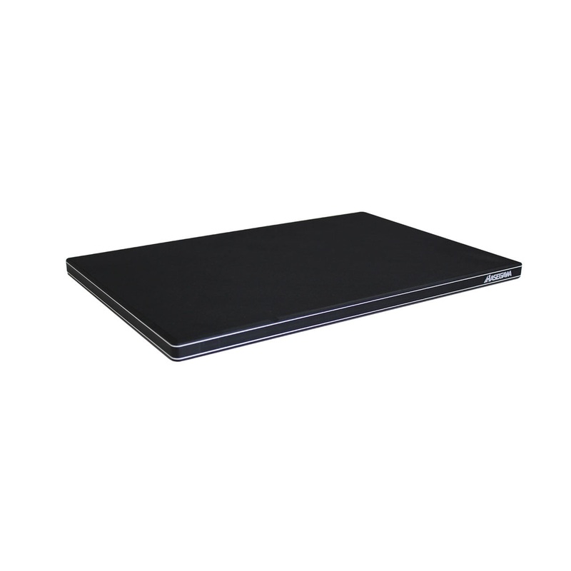 Hasegawa Pro-PE Lite Black Soft Polyethylene Wood Core Cutting Board FPEL 13.4" x 9.1" x 0.7" ht
