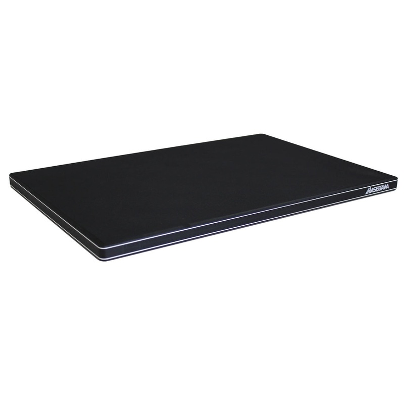 Hasegawa Pro-PE Lite Black Soft Polyethylene Wood Core Cutting Board FPEL 17.3" x 11.4" x 0.7" ht
