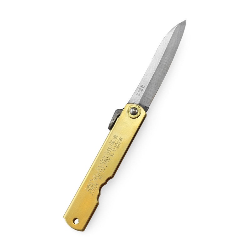 Higonokami Japanese Folding Pocket Knife Blue 75mm (2.95")