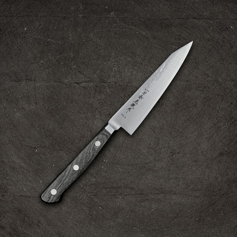 Ittosai Kotetsu VG-5 Petty 120mm (4.7") Hammered (Tsuchime)