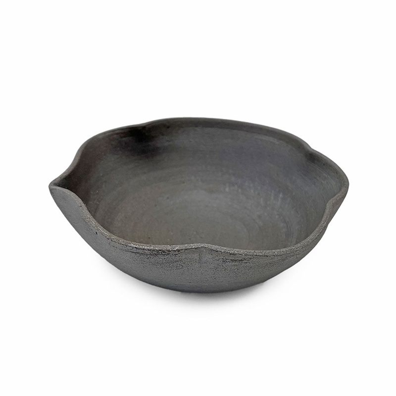 Kanayama Kumogata Matte Charcoal Gray Kobachi Bowl 10 fl oz / 5.9" dia