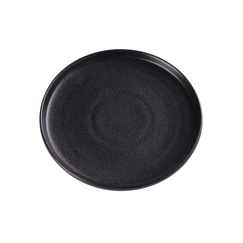 Noble Black Stackable Salad Plate 7.6" dia