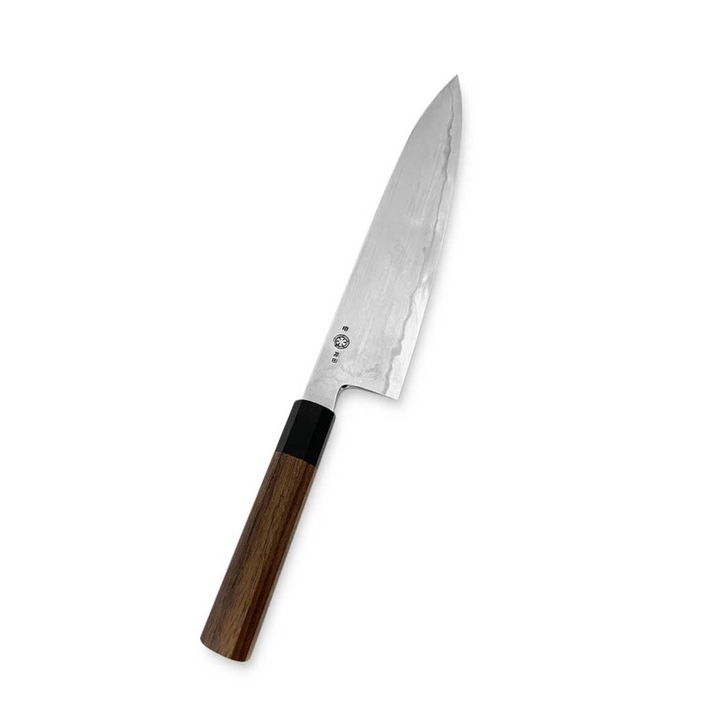 Takada Blue Steel 1 Suiboku Gyuto 210mm (8.2") with Ebony handle