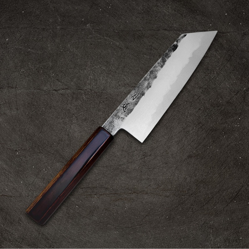 Hado Kirisame White #1 Bunka 180mm (7.1") - Urushi Oak Handle