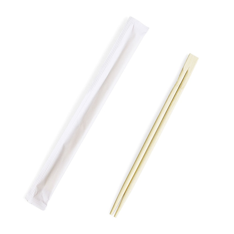9" Disposable Bamboo Chopsticks Individually Wrapped - 1440 Pairs / Case