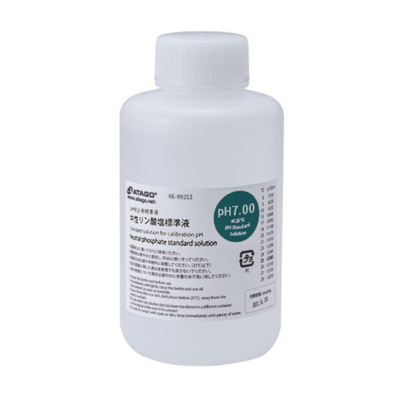 Atago pH 7.00 Buffer Solution 16.9 fl oz (500ml)