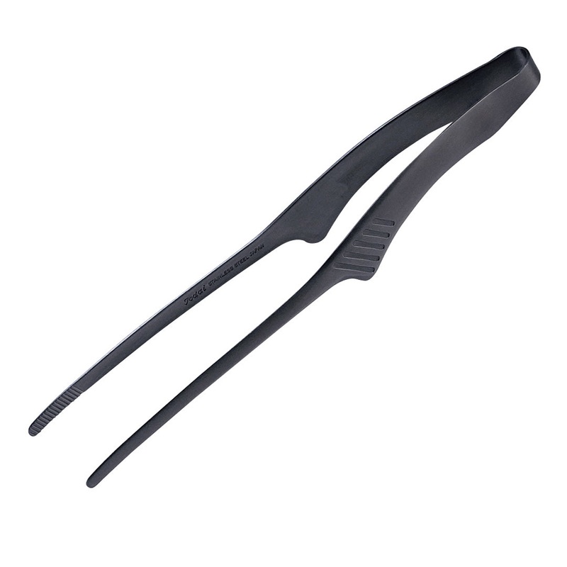 Kurosanka Stainless Steel Clever Plating Tongs 7.2" (18.3cm)