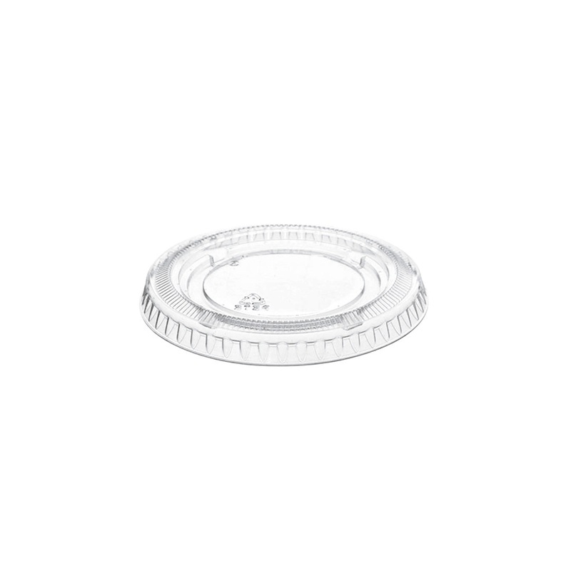 Lids for Plastic Takeout Portion Cup 1 fl oz / 29.5ml #830411 (2500/case)