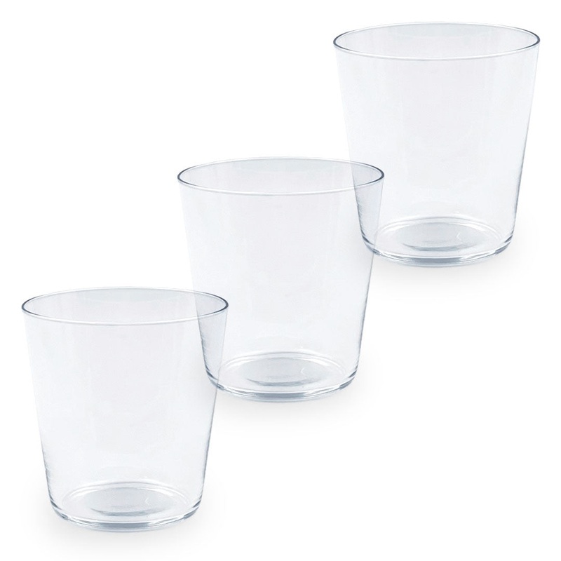 Lightweight Rock Glass Tumbler 10 fl oz / 290 ml (Set of 3)