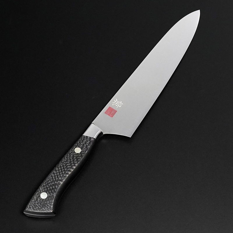 Nenohi Nagi Gyuto 210mm (8.2") Carbon Fiber Handle with Saya Cover