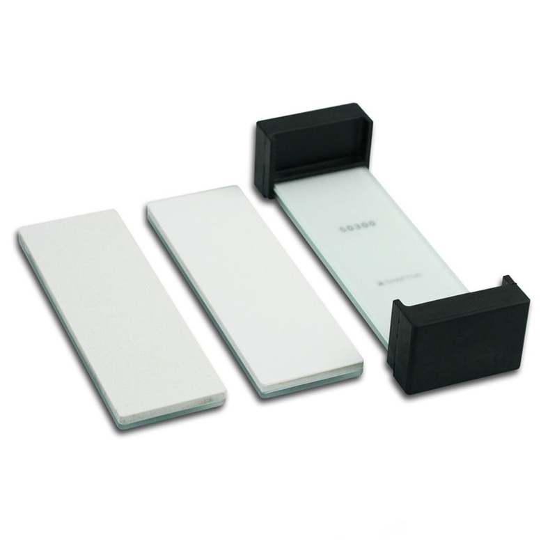 Shapton Glass Sharpening Stone Set - #500, #2000 & Holder