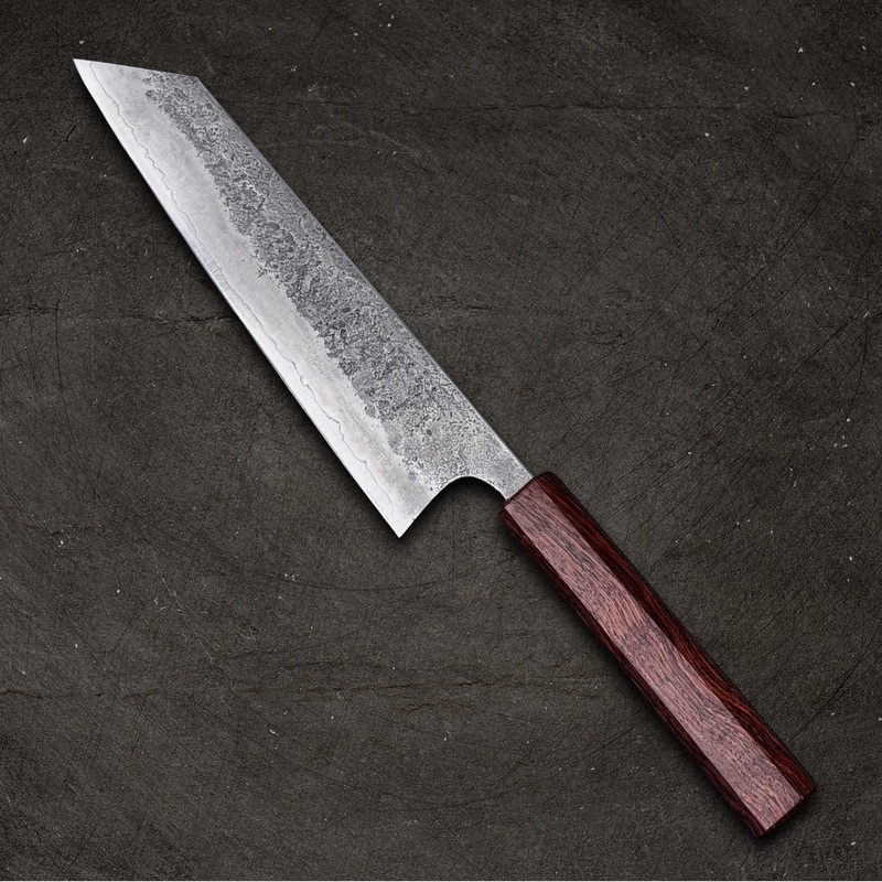 Shu Matsubara Ginsan Nashiji Kengata Gyuto 210mm (8.2")