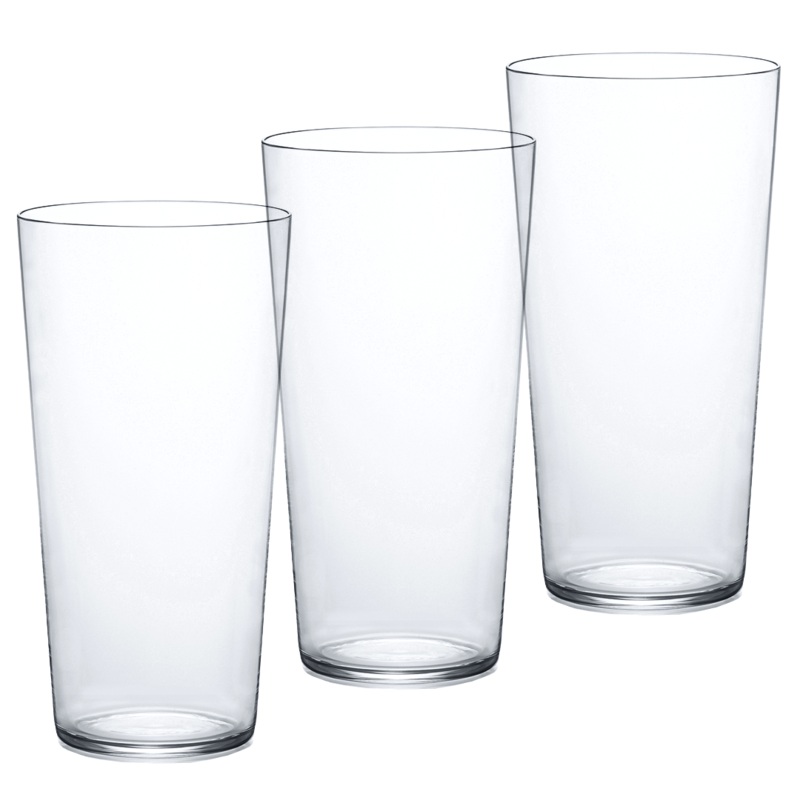 Tener Durable Lightweight Glass Tumbler 14 fl oz (Set of 3)