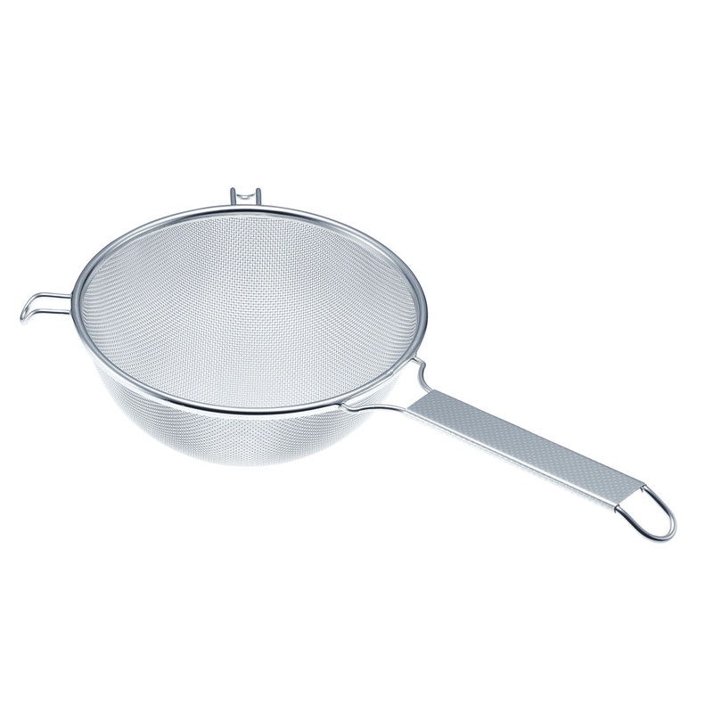 Three Snow Heavy Duty Pro Stainless Steel Fine Mesh Strainer 8.5" dia