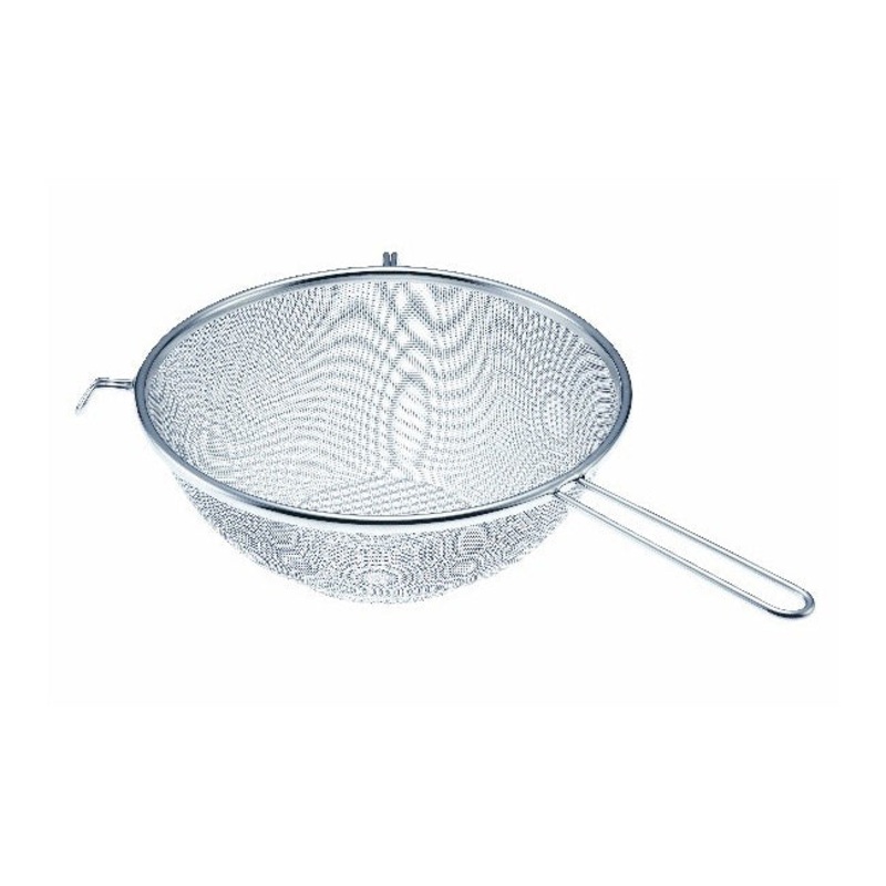 Three Snow Heavy Duty Self-Standing Stainless Steel Mesh Strainer 7.5" dia
