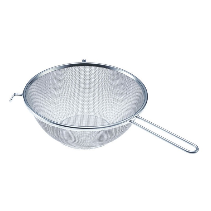 Three Snow Heavy Duty Self-Standing Stainless Steel Mesh Strainer 8.7" dia