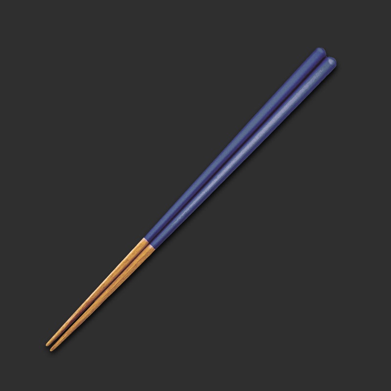 Towan Non Slip Wooden Chopsticks Pearl Indigo - Dishwasher Safe
