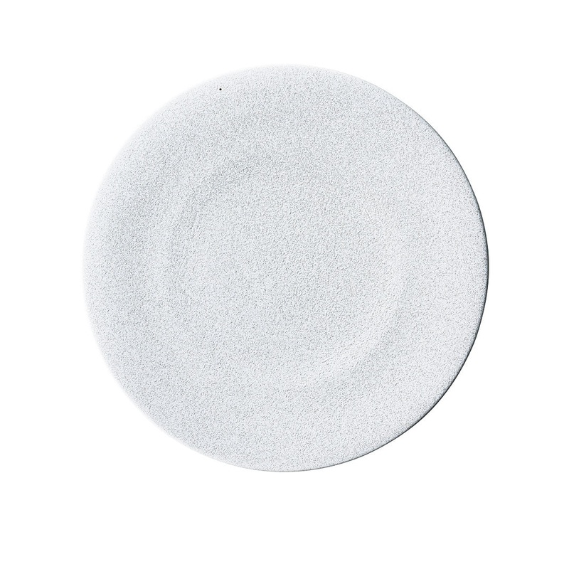 Unity Matte Light Gray Textured Salad Plate 8.1" dia