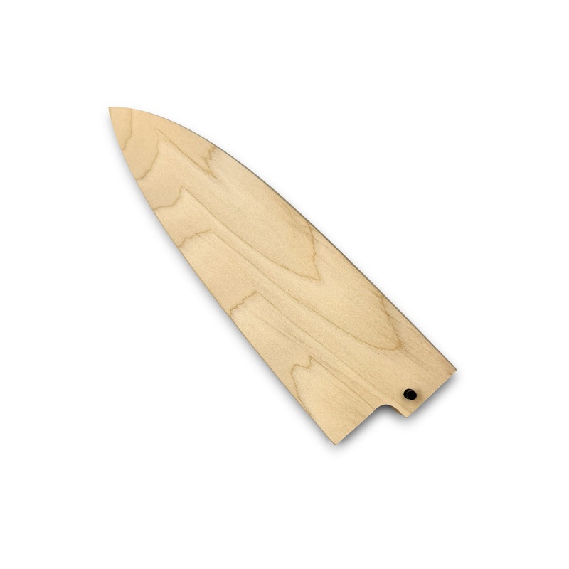 Wooden Knife Saya Cover for Left Handed Deba 150mm (5.9")