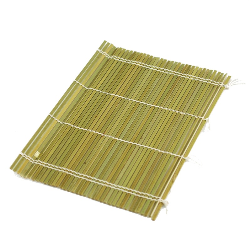 Half Bamboo Makisu Sushi Rolling Mat 10.5" x 7"