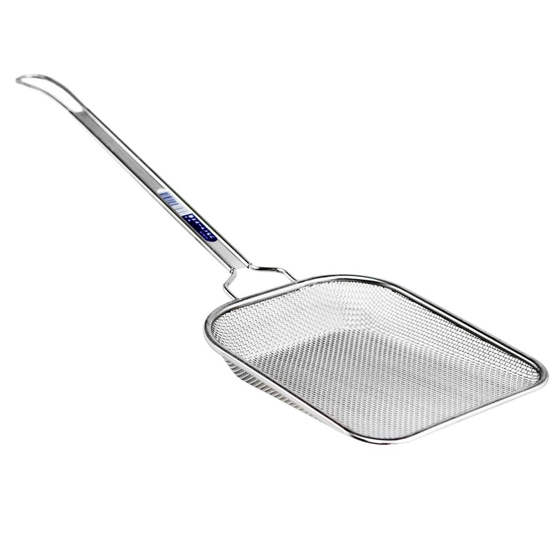 Stainless Steel Square Coarse Mesh Skimmer 6.9" x 5.7"