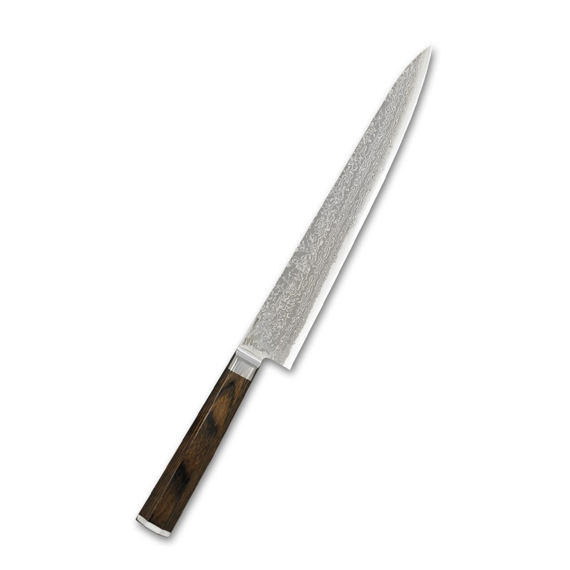 Takamura Hana Damascus Sujihiki 240mm (9.4")