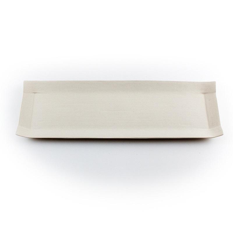 Ivory Paper-Like Plate 14.37" x 4.76"