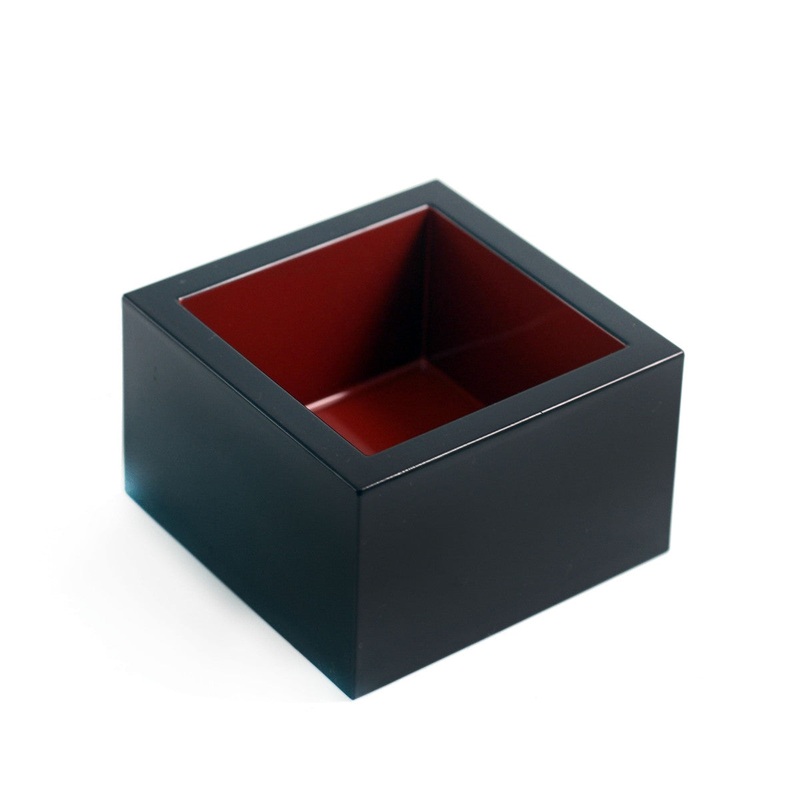 Masu Square Black Sake Cup 4.8 fl oz
