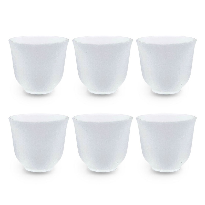 Otsuka Frosted Glass Sake Cup 1.3 fl oz (Set of 6)
