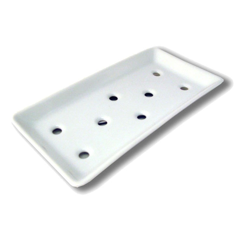 White Ceramic Sushi Neta Plate