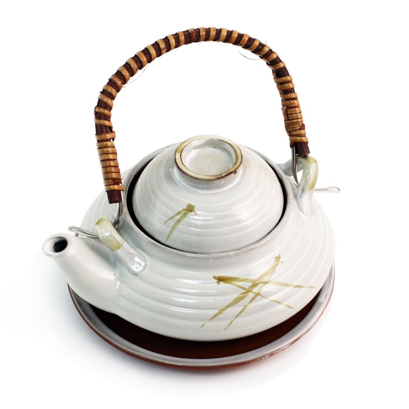 White Dobin Mushi Pot 8.5 fl oz
