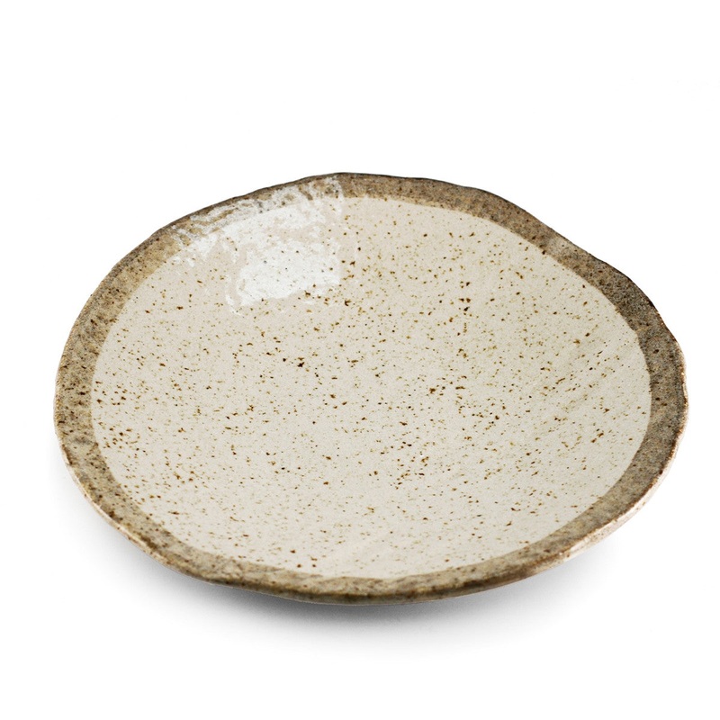 Grainy Ivory Dinner Plate 10.83" x 10.75"