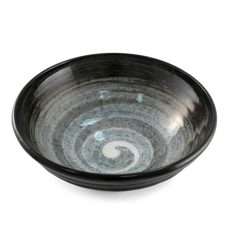 Grayish Swirls Serving Bowl 42 fl oz / 9.25" dia
