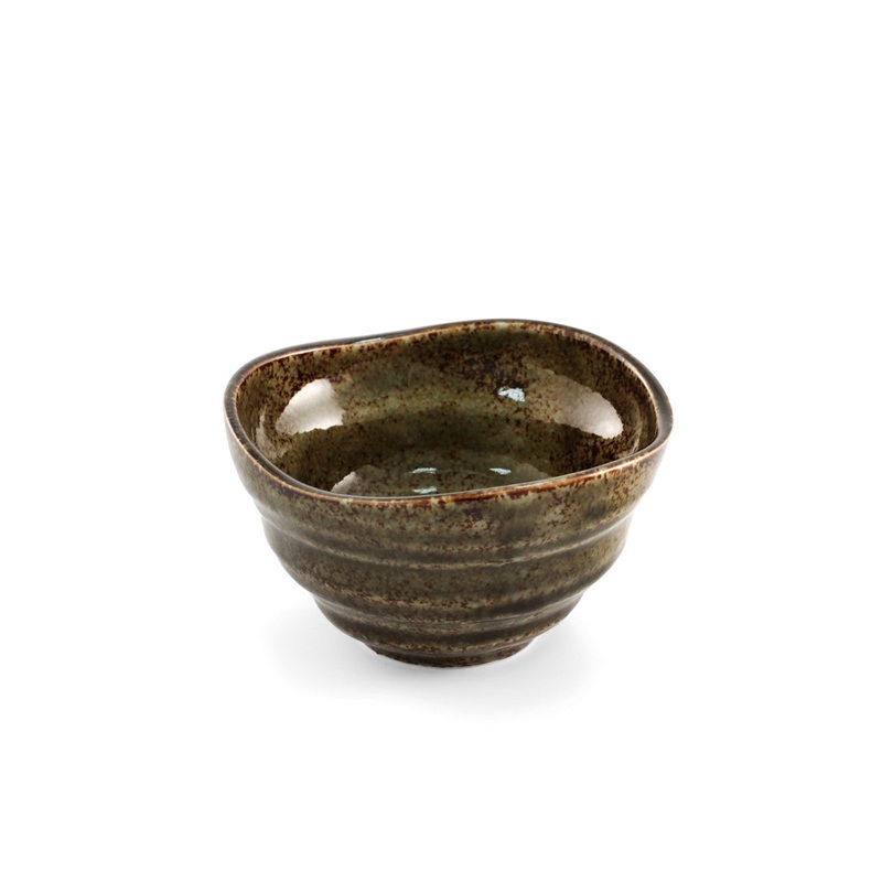 Oribe Glossy Kobachi Bowl Iron Powered Moss Green 6.5 fl oz / 4" dia