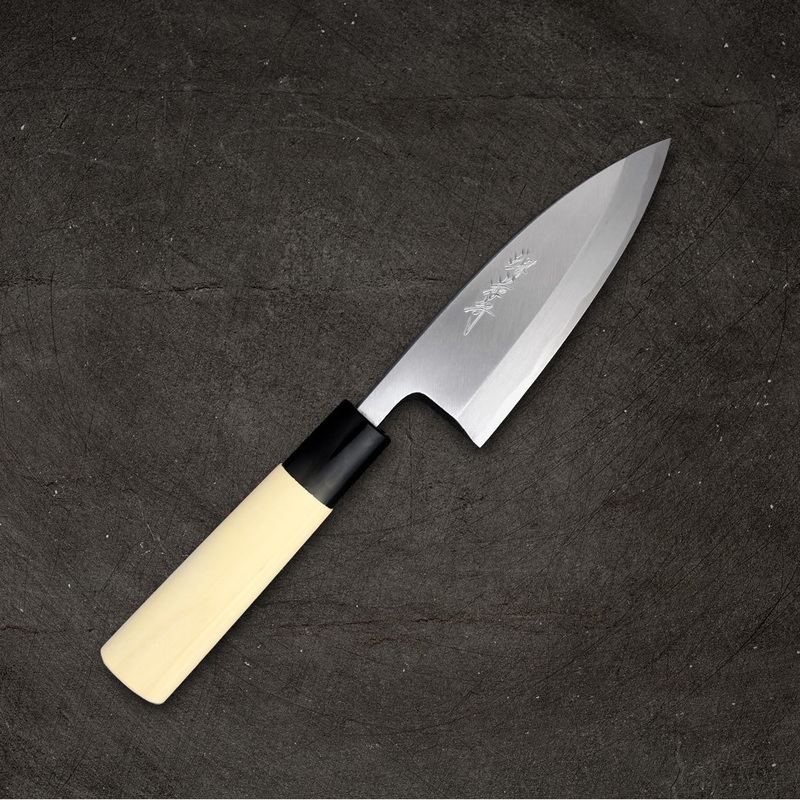 Sakai Takayuki Kasumi Yellow #3 Deba 120mm (4.7") Wa-Handle