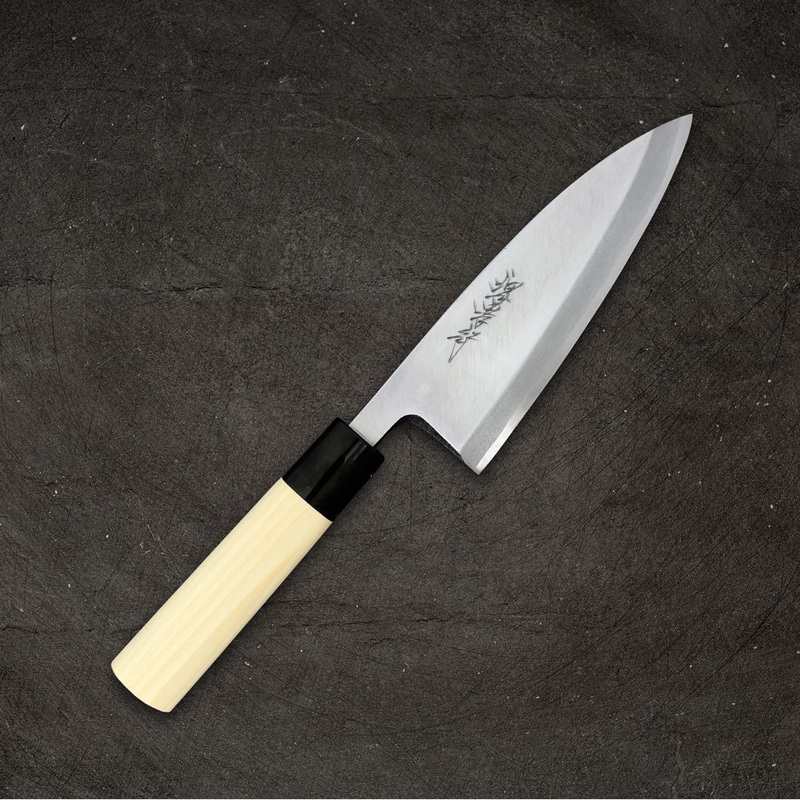 Sakai Takayuki Kasumi Yellow #3 Deba 150mm (5.9") Wa-Handle