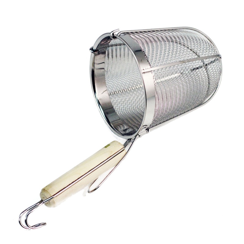 Stainless Steel Noodle Strainer Round Base (6.25" Deep)