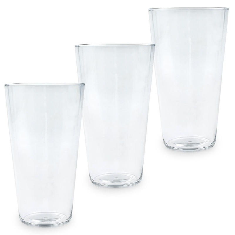 Tener Lightweight Beer Glass Tumbler 10 fl oz / 290 ml (Set of 3)