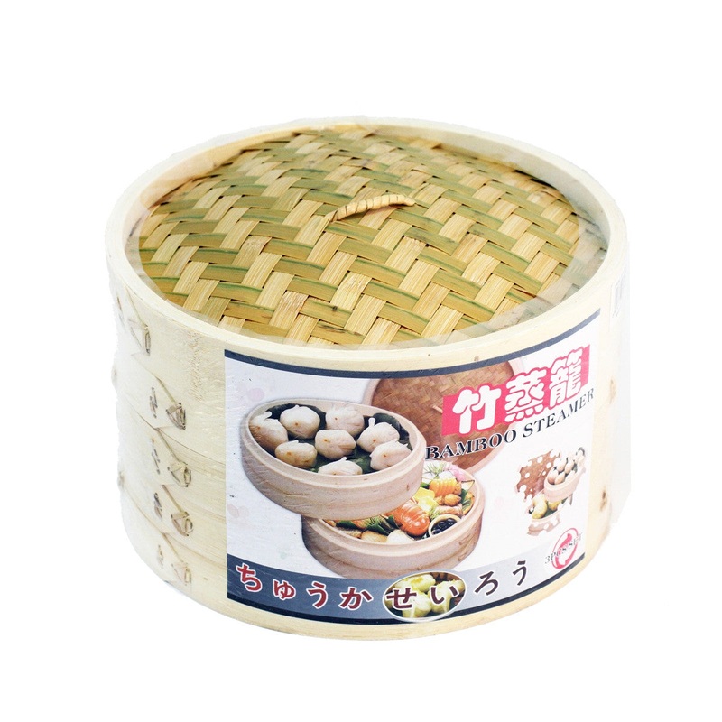 Bamboo 2-Tier Steamer Small 8" dia