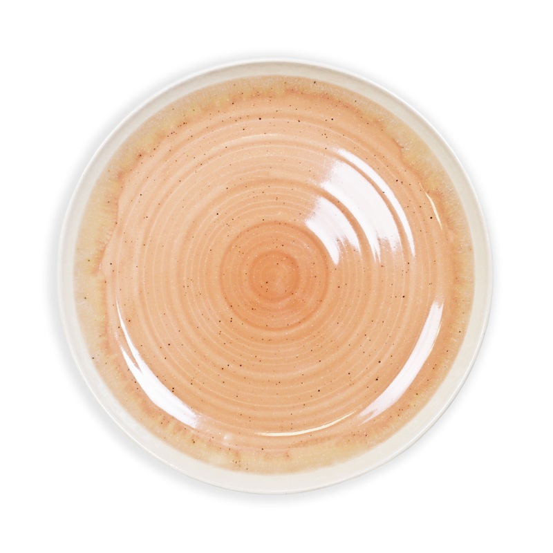 Blush Pink x Cream Dinner Plate 10.4" dia