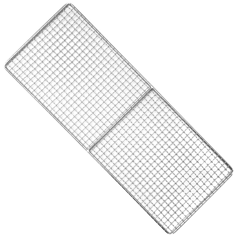 [Clearance] 18-8 Stainless Steel Cross Wire Mesh Replacement for Charcoal Grill 21.25" x 8.25"