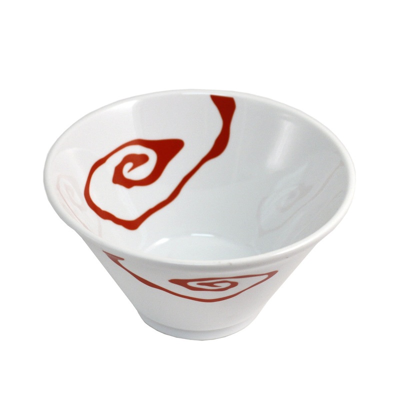 [Clearance] White Noodle Bowl with Red Design 41 fl oz / 7.5" dia