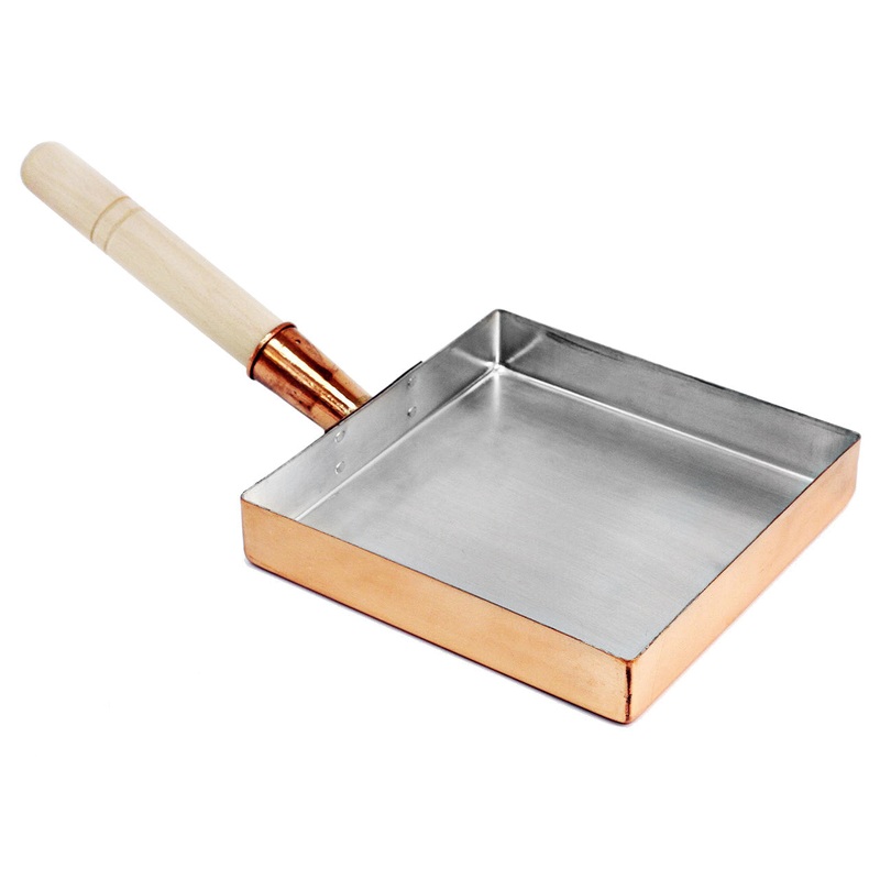 Copper Tamagoyaki Pan Large Square 9.5" x 9.5"