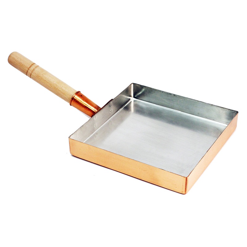 Copper Tamagoyaki Pan Medium Square 8.25" x 8.25"
