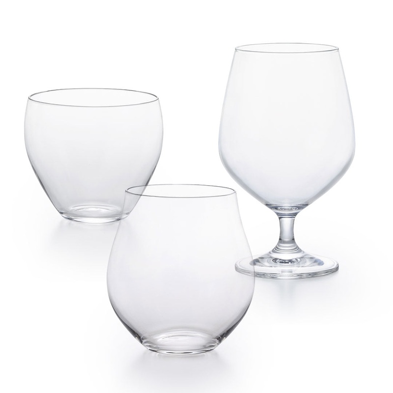 Craft Glass Sake Tasting Cups (Set of 3)