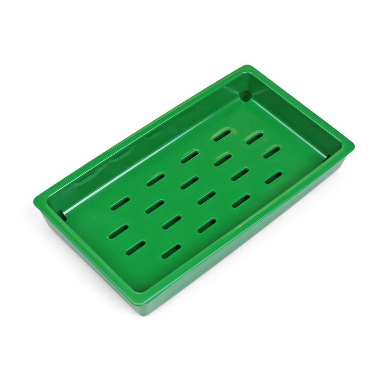 Green Plastic Sushi Neta Plate Small 7.9" x 4.3"