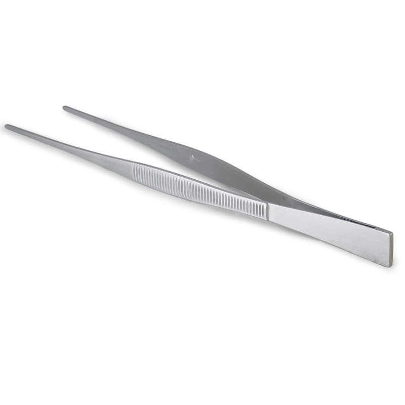 Handy Tongs Stainless Steel Cooking Tweezers 11.8" (300mm)